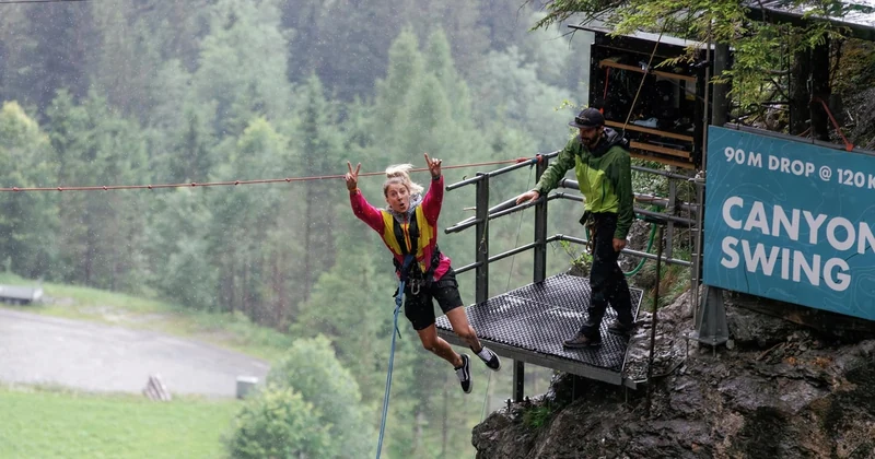 Canyon Swing in Grindelwald